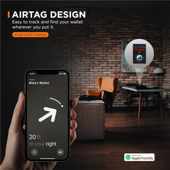 SERMAN BRANDS RFID Blocking Wallet Slim Bifold - Genuine Leather Minimalist - Picture 5 of 7